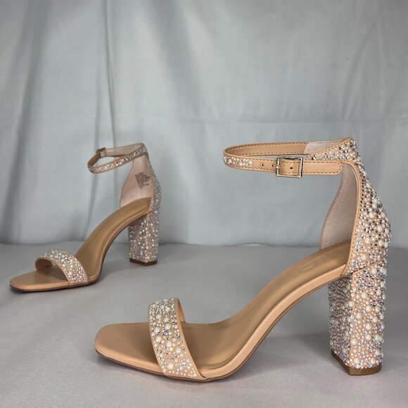 I.N.C. International Concepts Women's Lexini Two-Piece Sandals Pearl Bling - Picture 2 of 8